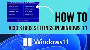 How To Open Bios Settings In Windows 11 Laptop   Computer