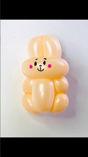 【45】The easiest rabbit to make in the world!? 🌍 世界で一番簡単に作れるうさぎ!? #rabbit #easter #バルーンアートかねさん
