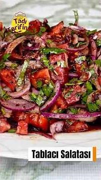 Tablacı Salad 🥗 | The Legendary Flavor That Goes Best with Meat! 😋
