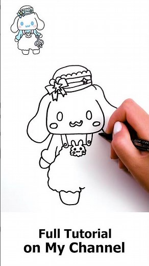 How to Draw Cinnamoroll ☁️🐶 SO EASY! | Cute Sanrio Drawing