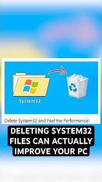 Deleting System32 isn’t just a joke