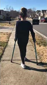 Arm crutches walking