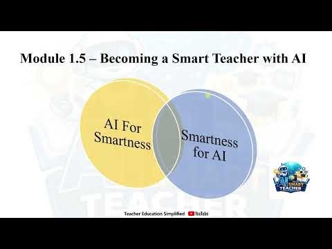 Module 1.5 – Becoming a Smart Teacher with AI | AI Smart Teacher MOOC