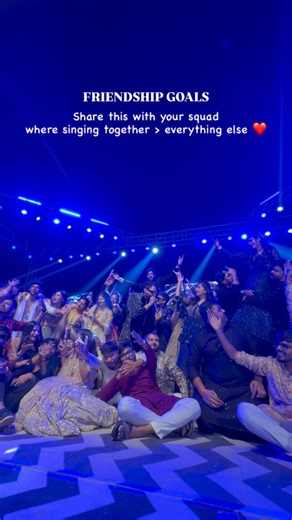 Meet R Jain on Instagram: "Ye NO 1 Yaari Hai.. 🫂 [ Meet Jain, Sangeet Night, Wedding Sangeet, Bollywood Night, Garba Night, The voice, Singer, Performer ] #meetjainlive #weddingday #weddinginspiration #friendship #friendshipgoals"