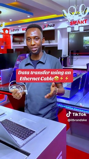 Effortless Data Transfer Using an Ethernet Cable