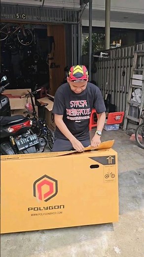 Unboxing ROADBIKE CARBON POLYGON STRATTOS S7 DISC