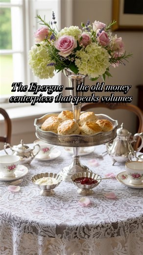 An epergne (EH-PEHRN) is a raised centerpiece designed to elevate a table—originally used to display flowers, fruit, sweets, or small dishes in a way that feels instantly grand. Today it’s still the ultimate old money tablescape move: fill the top with seasonal blooms, and use the lower tiers for scones, petit fours, chocolates, or even tea-time lemon slices. Perfect for weddings, showers, holidays, and any “come sit, stay awhile” gathering. Which style is your favorite? 👇 Shop themarialvacolle