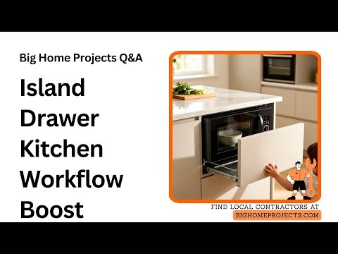 Island Microwave Drawer Ergonomic Kitchen Workflow Guide