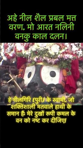 Ahe Nila Saila Bhajan with Lyrics & Meaning | भगवान जगन्नाथ का प्रसिद्ध भजन puri odisha rathyatra
