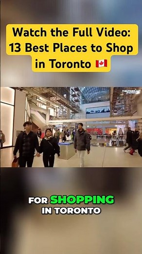 🇨🇦 The CF Toronto Eaton Centre - A Shopper's Paradise in the Heart of Toronto | Toronto Shopping