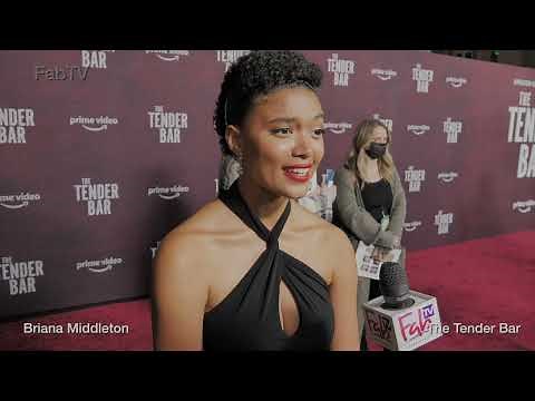 The stunning Briana Middleton stars in "The Tender Bar" her first film!