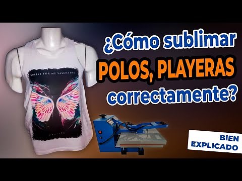 ¿Cómo sublimar polos correctamente?