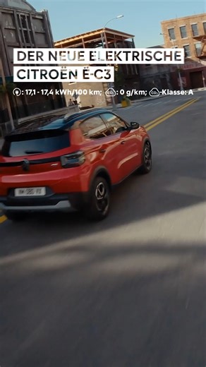Durch unsere Adern fließt Strom: Wir haben das erste bezahlbare E-Auto für euch! 🫱🏼‍🫲🏼⚡🚗 Made in Europe, mit bis zu 326 km Reichweite (WLTP) und einer Schnellladefunktion, die von 20% auf 80% in ca. 26 Minuten lädt. Was will man mehr? #eautofürdeutschland #citroenec3 #elektrorevolution #citroen #citroendeutschland | Citroën