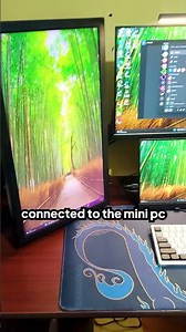 Multitasking + 4K on multiple screens? Yep, the GEEKOM A6 mini PC makes it happen. 🖥️#computer