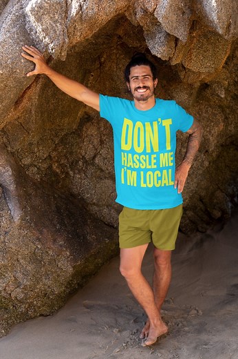 What About BOB Don't Hassle Me I'm Local Scale RECREATION Tshirt Men's Unisex Blue Yellow Tee Shirt T-shirt Film Funny Novelty Movie Fan NEW - Etsy