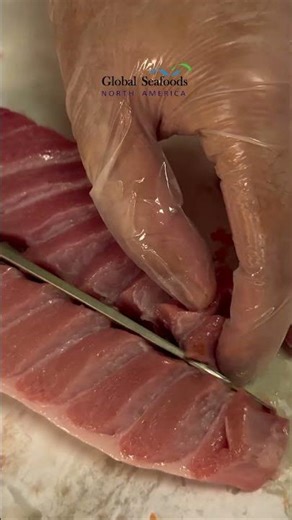 How to Cut Dry-Aged Bluefin Tuna for Sashimi | Secret Chef Tips with Joshua Roshan