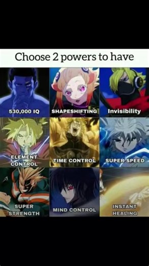choose 2 power 🤔 #anime #jjkgame #mhaedit #goku #animefans