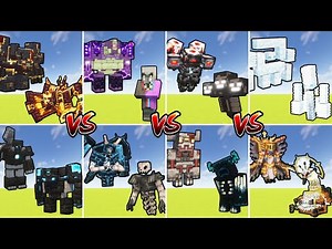 MINECRAFT'S ULTIMATE DOU BOSS TOURNAMENT | Minecraft's Greatest Battle