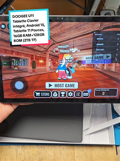 DOOGEE U11: Tablette Android 15 avec Clavier Intégré