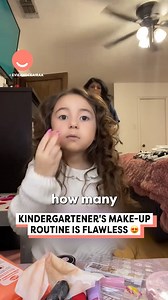 2.3M views · 13K reactions | Kindergartener has grown-up makeup routine  #makeup #makeupgoals #daughter #momanddaughtertime #Kindergarten | Happiest | Facebook