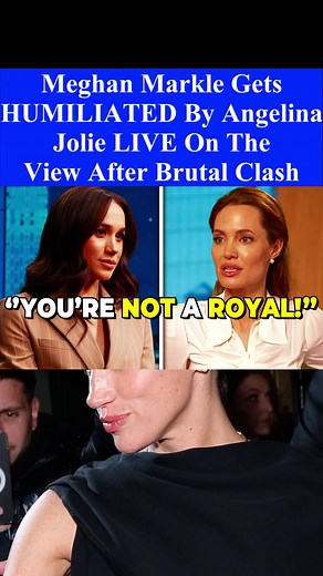 Meghan Markle vs Angelina Jolie: A Clash on The View