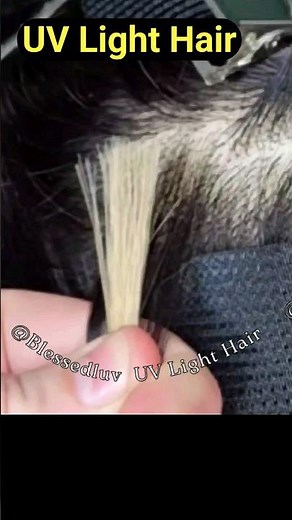 Quick Extensions UV Light Hair install