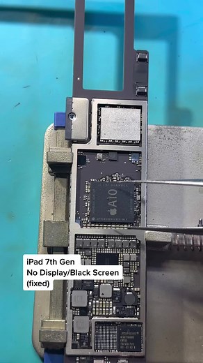 iPad 7th Gen No Display/Black Screen (fixed) #ipad #repair