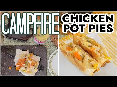 Campfire Chicken Pot Pie in a Pie Iron Recipe