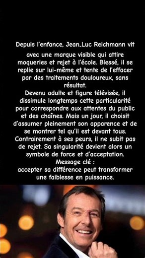Jean-Luc Reichmann : de la honte à la force assumée #shorts #viral #tendance