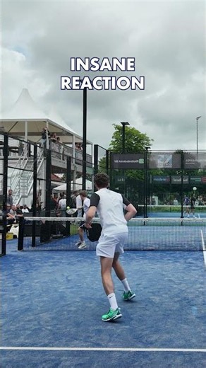 Insane Counter Smash Reaction #padel #padeltips