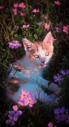 This kitten woke up and looked at you 🌸🐾 #cat #asmr #cute #kitten