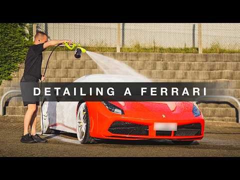 How I Detailed & Ceramic Coated a Red Ferrari 488 GTB