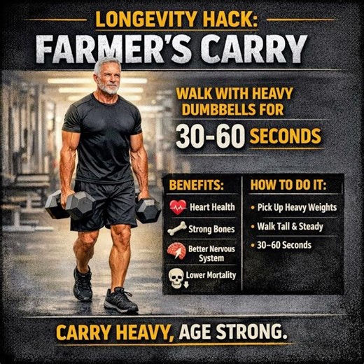 The Farmer’s Carry: One of the Most Powerful Longevity Exercises