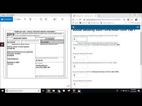 How to enter a 1099-SSA (Social Security)