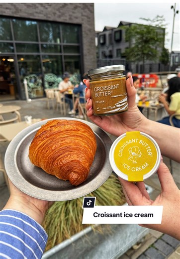 Indulge in Croissant Ice Cream Flavors from Pollen Bakery