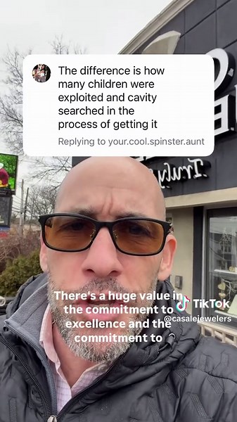 “Children are safe when it comes to Diamonds.” Stop with these myths people. I’ve been to a diamond mine, no children are at risk here. Stop watching your movies and start hearing and listening to the truth. Safety first. There’s so much safety protocol at the Diamond mine so people are safe and jobs are provided for people who would not have them. I’m not against natural diamonds, I am for what you want, but you need to know the truth. You will pay more for a natural diamond because of the expe