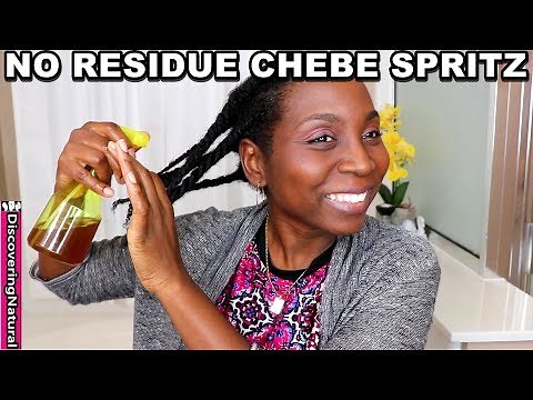 How to Use Chebe Powder without Residue | Chebe Spritz | Natural Hair | DiscoveringNatural