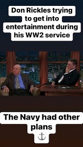 1.6K views · 58 reactions | The great Don Rickles on his WW2 service. #military #ww2 #comedy #wwii #WorldWarII #worldwar2 #history #veterans #vets #navy | 746th Army Air Force Band | Facebook