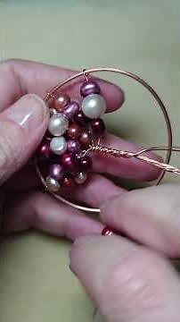 Making a Tree-of-Life Pendant (Number 126) with Assorted Pink Pearls