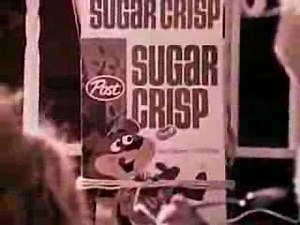 Vintage Old 1960's Post Sugar Crisp Cereal Commercial