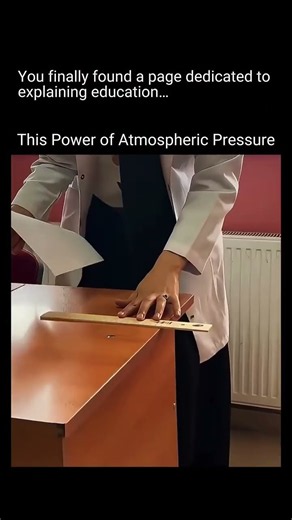 Crazy experiment shows atmospheric pressure #physics