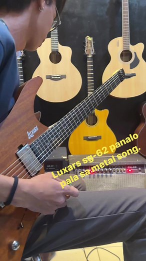 Luxars sg-62 headless guitar panalo pala sa metal song. | Fermata Musical Instrument Shop