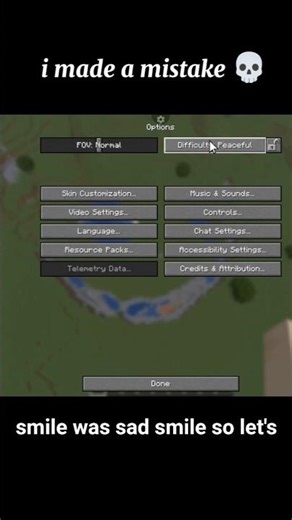 Minecraft creepiest mystery the smile seed experiment #minecraft #shorts #short #minecrafts