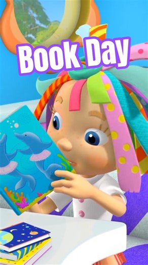 Can you find Raggles' EMPTY book? 📖 BOOK DAY with Rosie cartoon!