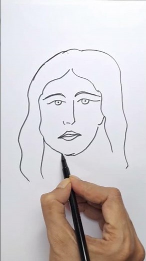 How to draw a woman #drawingtutorial #artinstruction