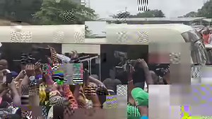 15K views · 258 reactions | 2023 Presidential candidate for the #APC, Bola Ahmed Tinubu arrives Ogun state to meet with former President, Olusegun Obasanjo. | Nigeria Info 99.3 | Facebook