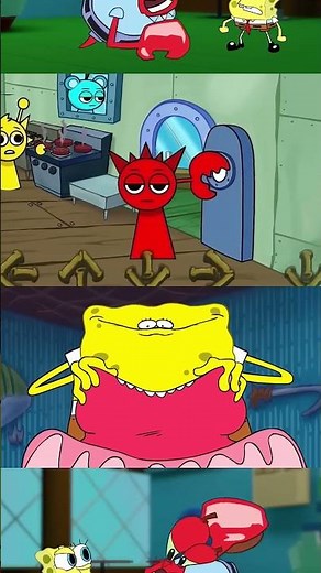 FNF Mr Scrab Furious as Mr Krabs Faces Sprunki - Spongebob Goes Wild! #scrab #spongebob #sprunki ...