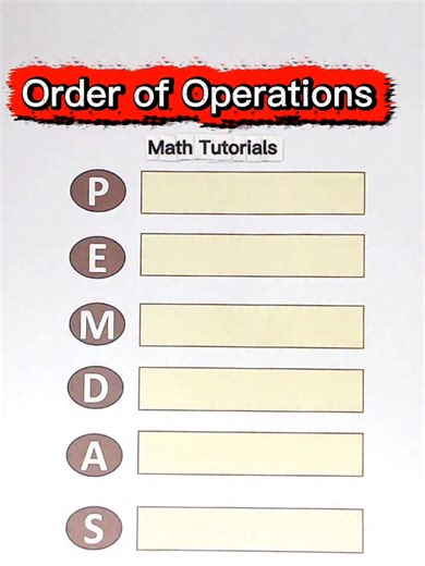 PEMDAS is an acronym used in mathematics to define the order of operations for solving expressions with multiple steps ‼️💯 #MathChallenge2025 #mathteachergon #mathskills #MathTrick #Math #MathMadeSimple #mathmadeeasy #mathtechnique | Math Tutorials
