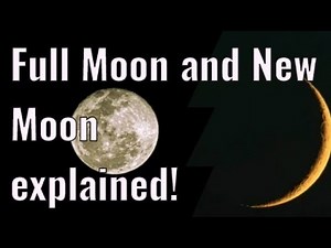 How Full Moon and New Moon Occur : Explained!