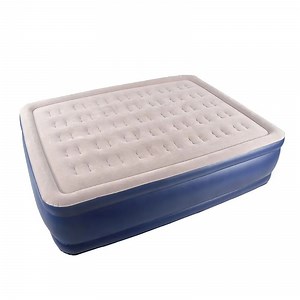 [Hot Item] Home Furniture Flocking Inflatable Air Bed Built-in Pump Space Saving Air Mattress